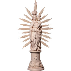Virgen del Pilar con aureola